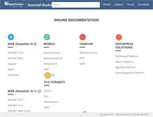 Tablet Screenshot of help.syncfusion.com
